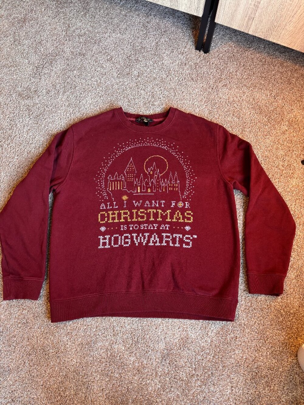 Hogwarts Christmas Sweater - Wizarding World of Harry Potter (Ugly Christmas)